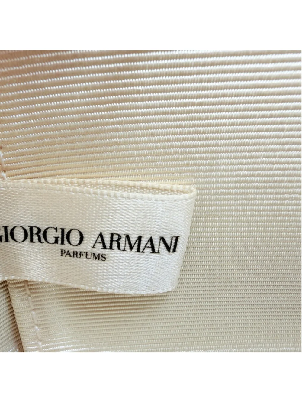 GIORGIO ARMANI PARFUMS Hard Case CLUTCH Black Gold Tone Evening Bag